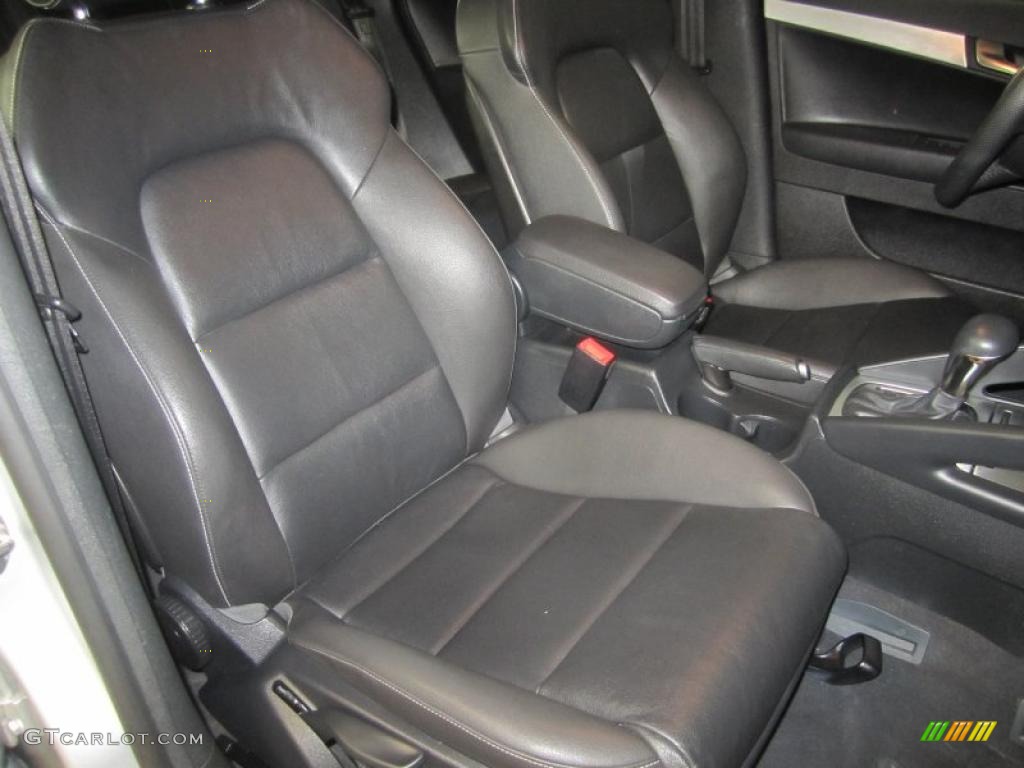 Black Interior 2008 Audi A3 3.2 quattro Photo #47003106