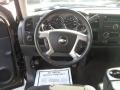 Ebony Black Steering Wheel Photo for 2008 Chevrolet Silverado 2500HD #47003808