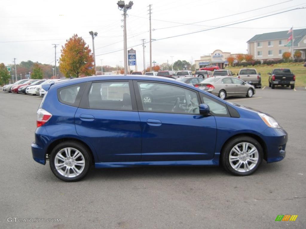 Vortex Blue Pearl 2011 Honda Fit Sport Exterior Photo #47003862