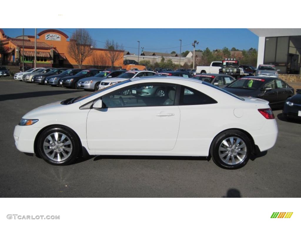 Taffeta White 2011 Honda Civic EX Coupe Exterior Photo #47004033
