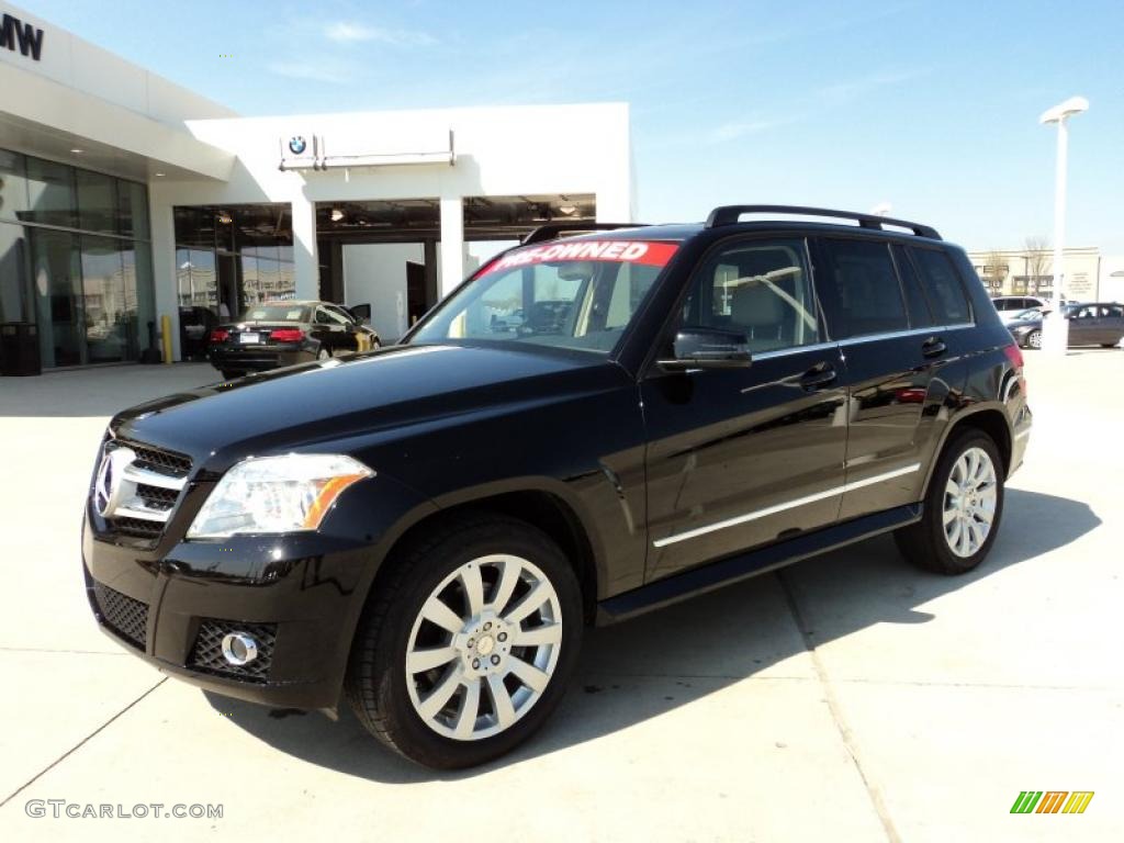 Black 2010 Mercedes-Benz GLK 350 4Matic Exterior Photo #47004300
