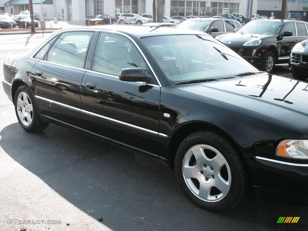 2000 A8 L 4.2 quattro - Brilliant Black / Ecru photo #2