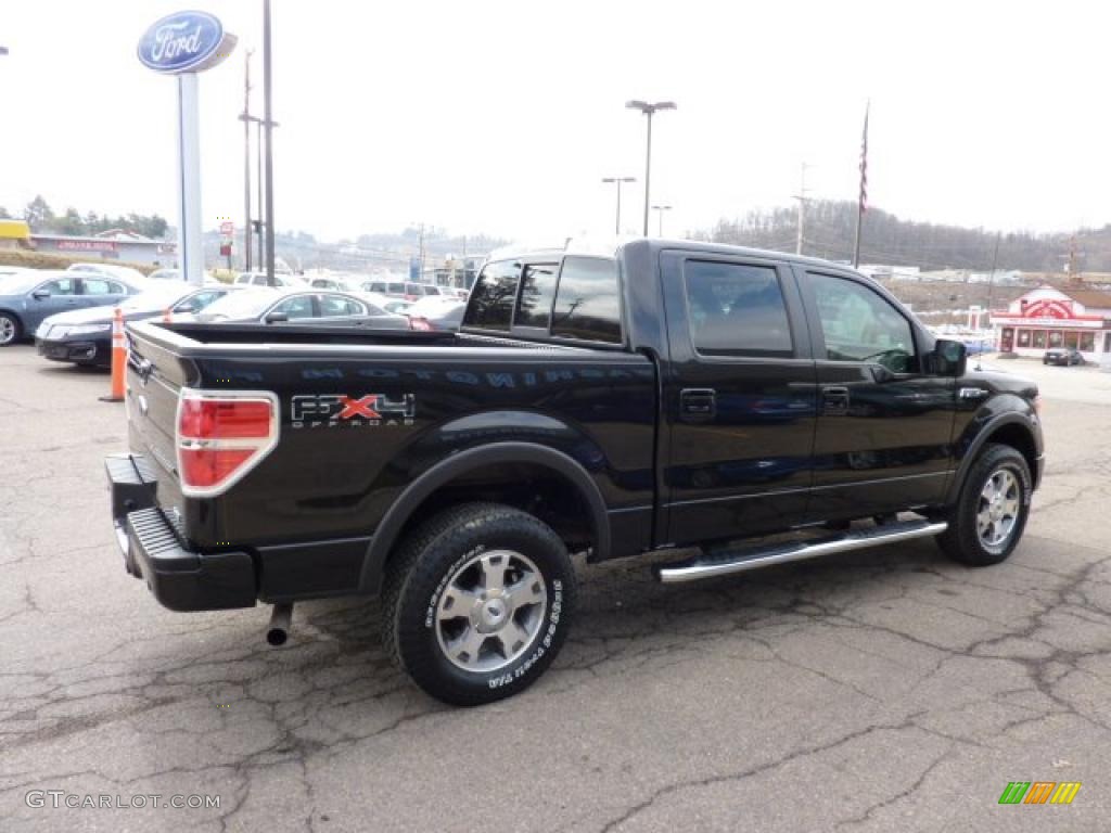 2010 F150 FX4 SuperCrew 4x4 - Tuxedo Black / Black photo #4