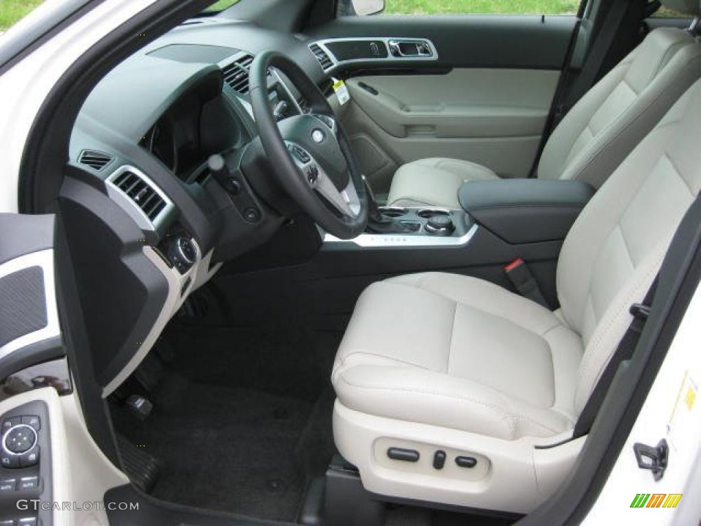 Medium Light Stone Interior 2011 Ford Explorer Limited 4WD Photo #47007270