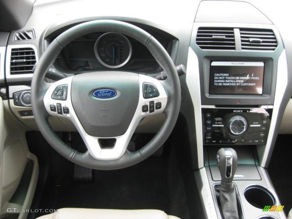 2011 Ford Explorer Limited 4WD Medium Light Stone Dashboard Photo #47007462