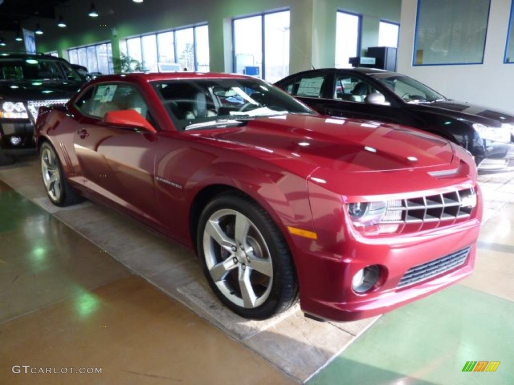 2010 Camaro SS/RS Coupe - Red Jewel Tintcoat / Black photo #1