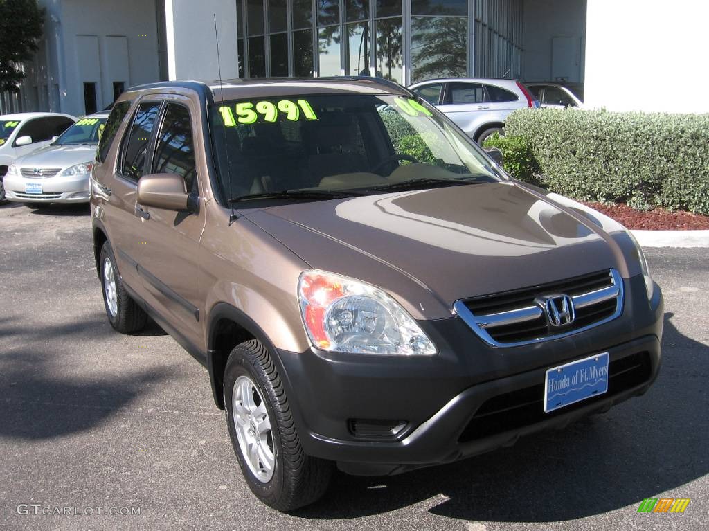 2004 CR-V EX 4WD - Mojave Mist Metallic / Saddle photo #1
