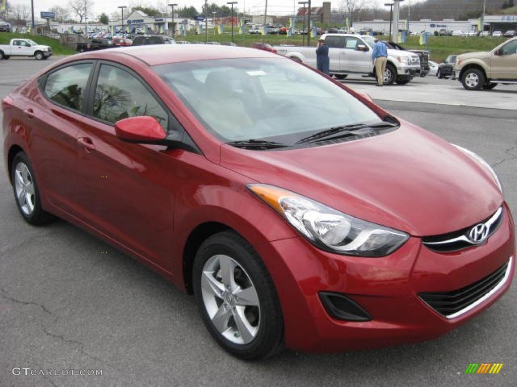 Chilipepper Red 2011 Hyundai Elantra GLS Exterior Photo #47007630