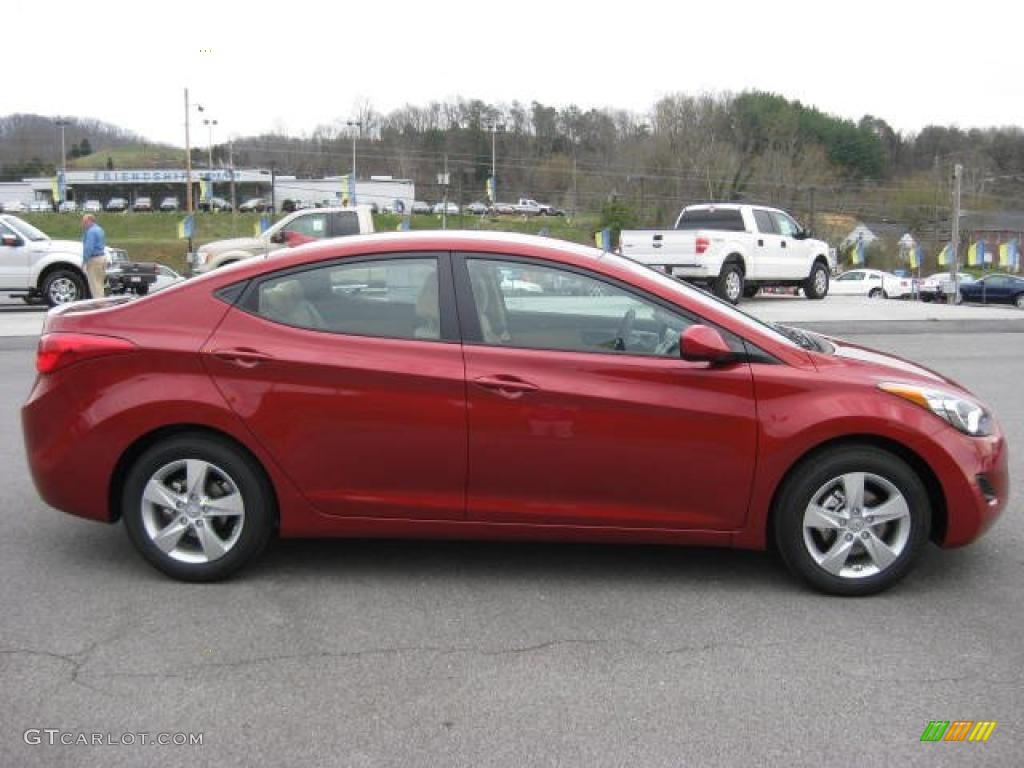Chilipepper Red 2011 Hyundai Elantra GLS Exterior Photo #47007645