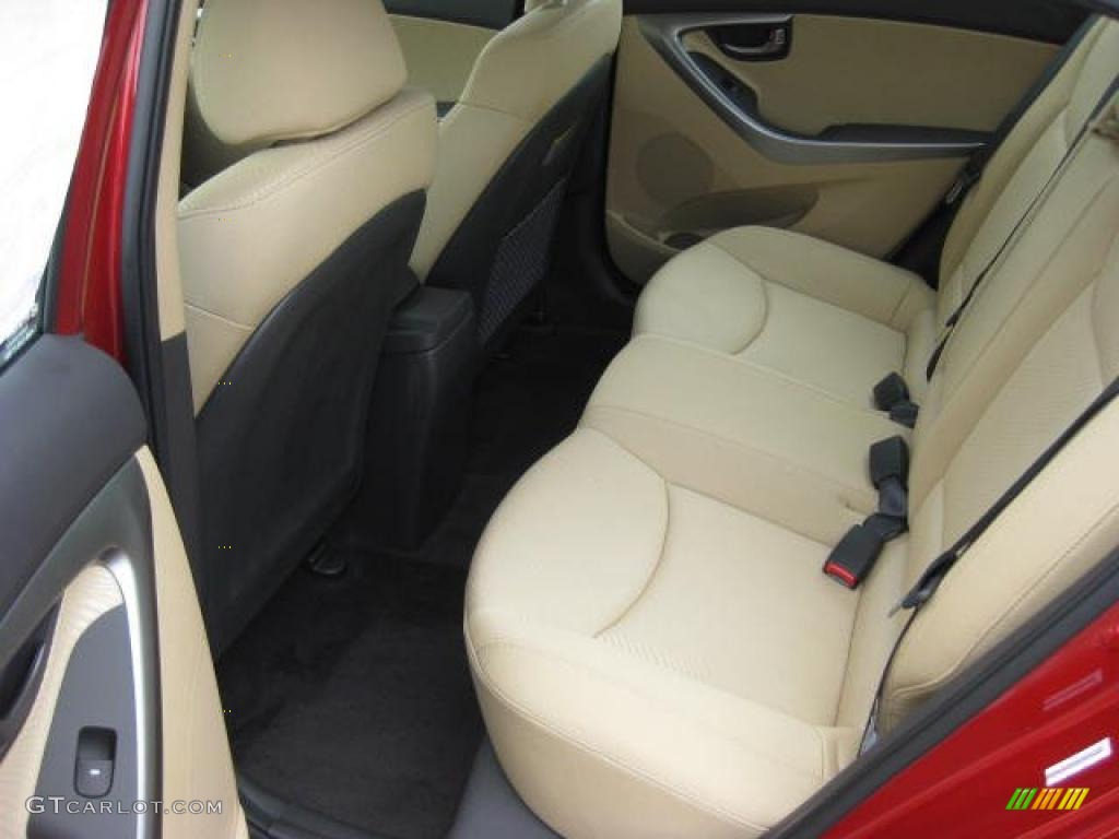 Beige Interior 2011 Hyundai Elantra GLS Photo #47007810