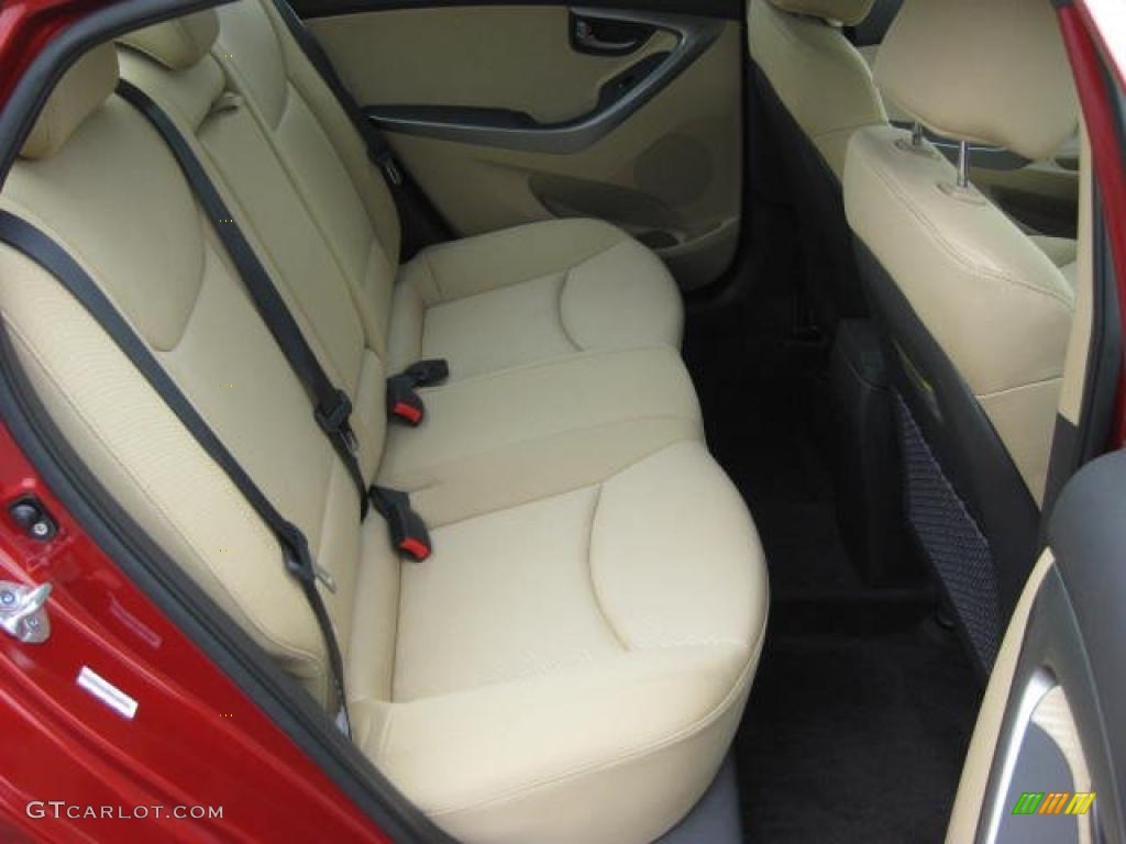 Beige Interior 2011 Hyundai Elantra GLS Photo #47007888