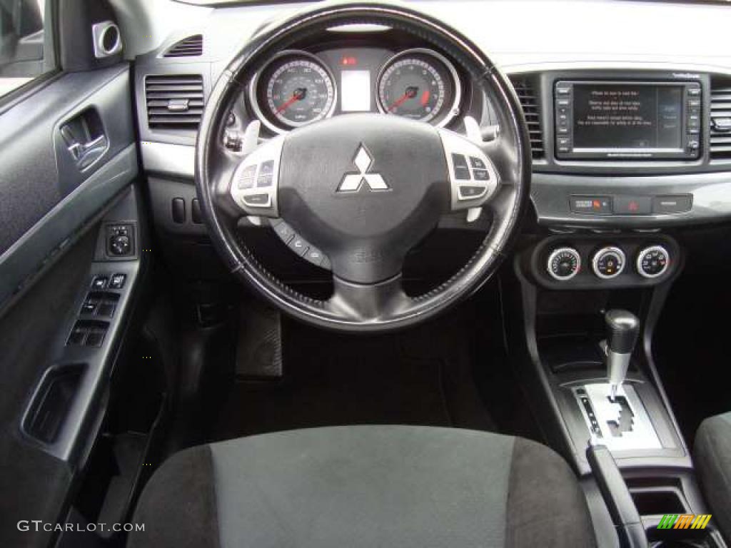 2008 Mitsubishi Lancer Gts Black Steering Wheel Photo