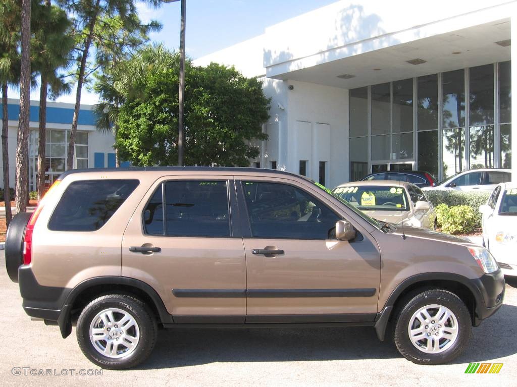 2004 CR-V EX 4WD - Mojave Mist Metallic / Saddle photo #2