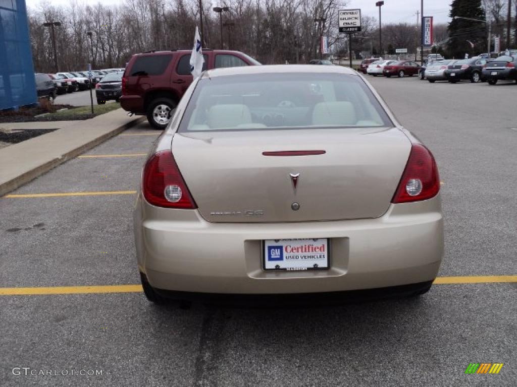 2007 G6 Sedan - Sedona Beige Metallic / Light Taupe photo #5