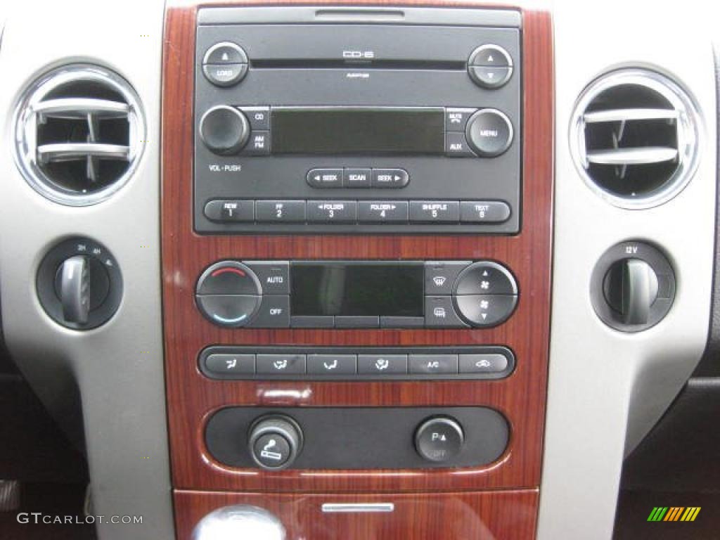 2006 F150 Lariat SuperCrew 4x4 - Dark Toreador Red Metallic / Black photo #29