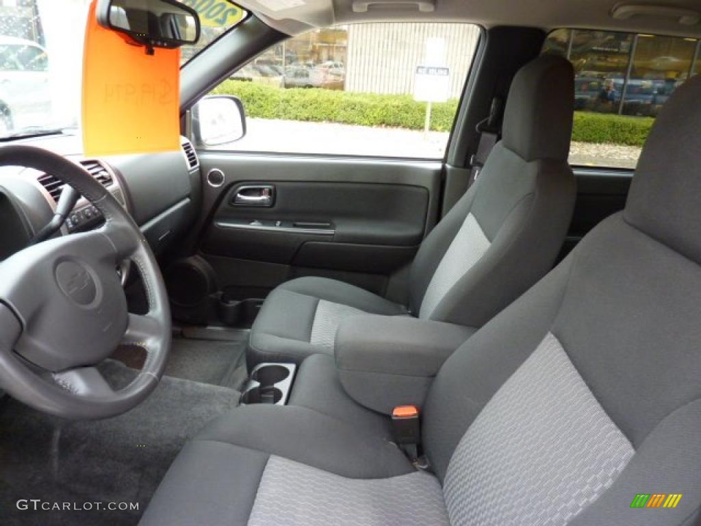 Ebony Interior 2008 Chevrolet Colorado LT Crew Cab 4x4 Photo #47008929
