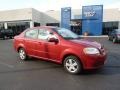 Sport Red - Aveo LT Sedan Photo No. 1