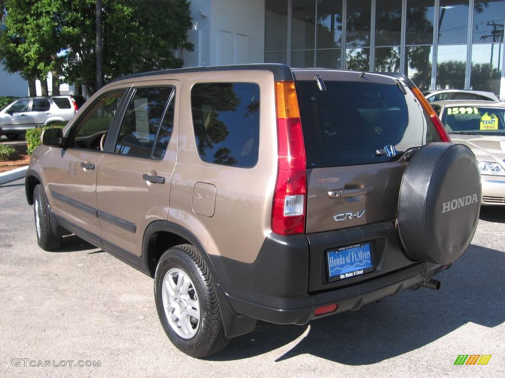 2004 CR-V EX 4WD - Mojave Mist Metallic / Saddle photo #6