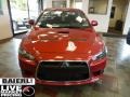 2009 Rally Red Pearl Mitsubishi Lancer RALLIART  photo #8