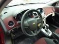 Jet Black/Sport Red 2011 Chevrolet Cruze LT/RS Steering Wheel
