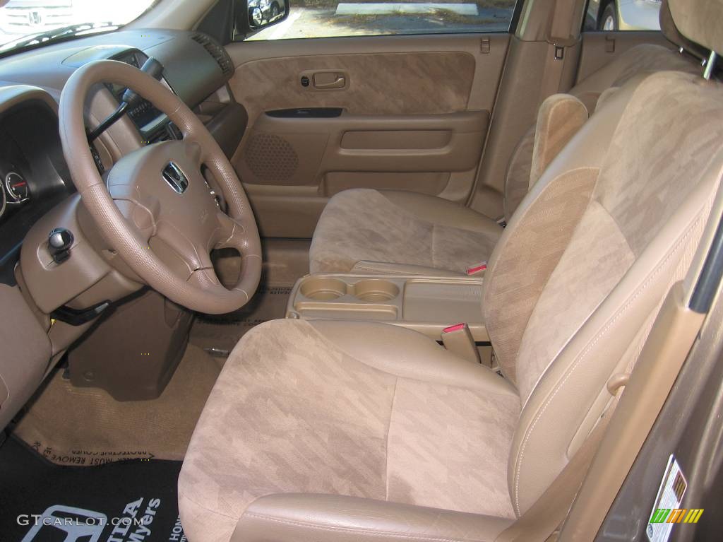 2004 CR-V EX 4WD - Mojave Mist Metallic / Saddle photo #9