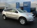 2011 Silver Ice Metallic Chevrolet Traverse LS  photo #1