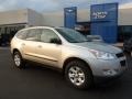 2011 Silver Ice Metallic Chevrolet Traverse LS  photo #1