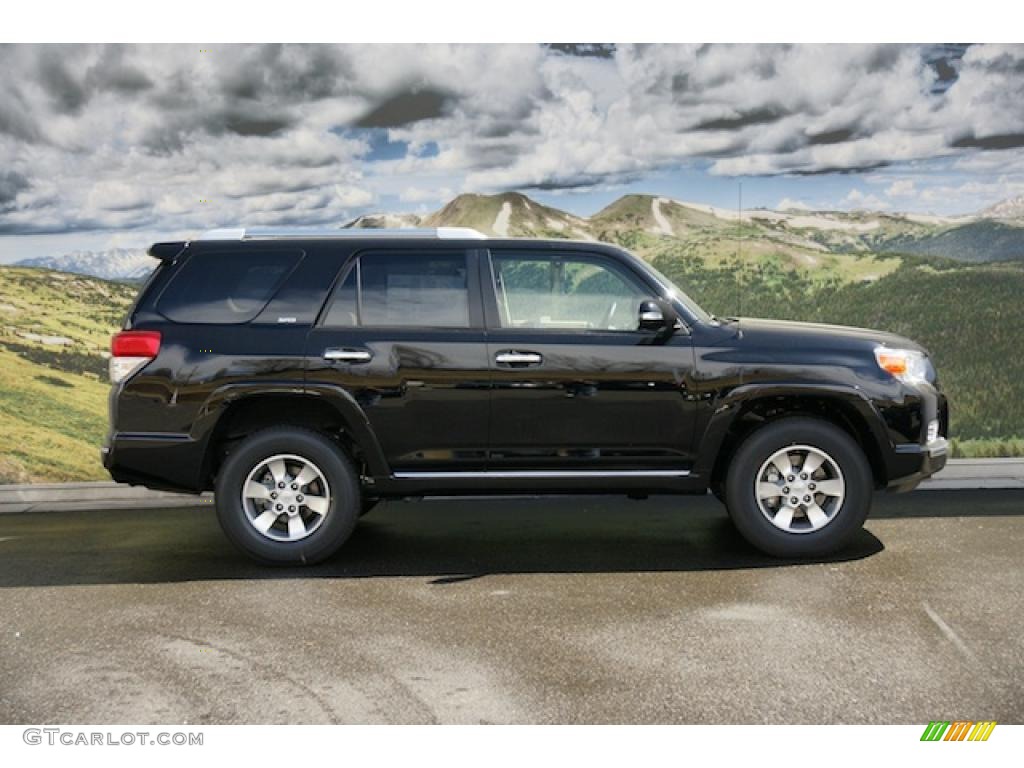 2011 4Runner SR5 4x4 - Black / Sand Beige photo #2
