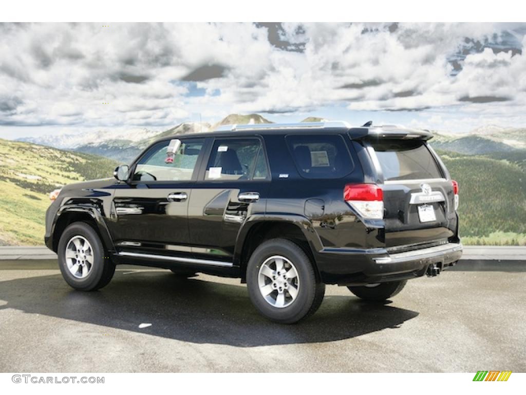 2011 4Runner SR5 4x4 - Black / Sand Beige photo #3