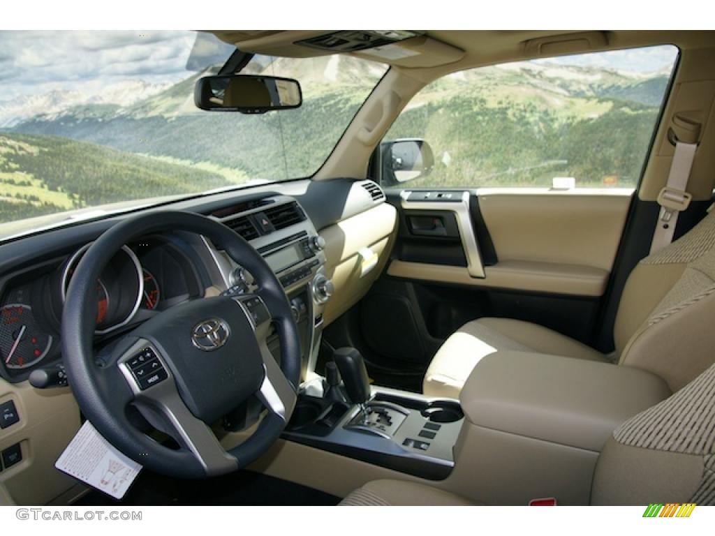 2011 4Runner SR5 4x4 - Black / Sand Beige photo #4