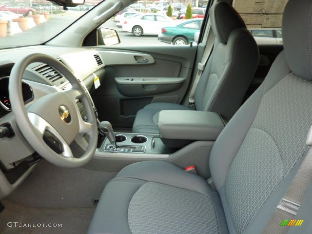 Dark Gray/Light Gray Interior 2011 Chevrolet Traverse LS AWD Photo #47012760
