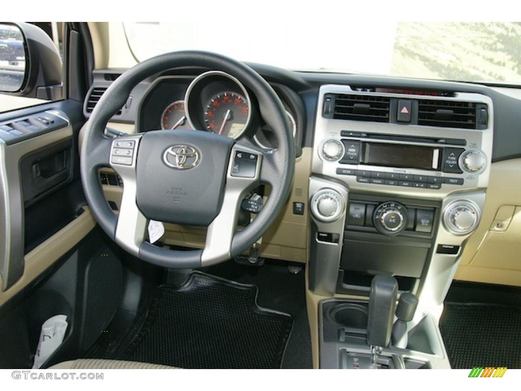 2011 4Runner SR5 4x4 - Black / Sand Beige photo #8
