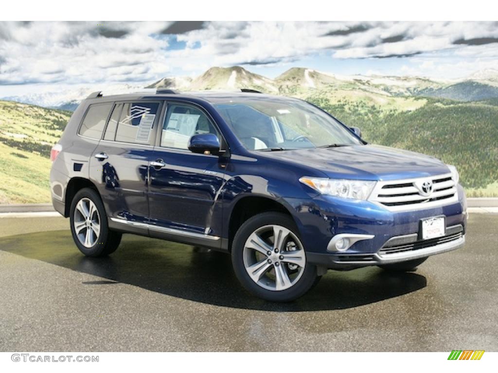 2011 Highlander Limited 4WD - Nautical Blue Pearl / Ash photo #1