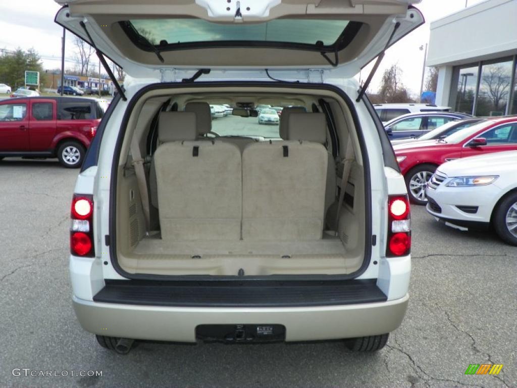 2010 Explorer Eddie Bauer 4x4 - White Suede / Camel photo #8