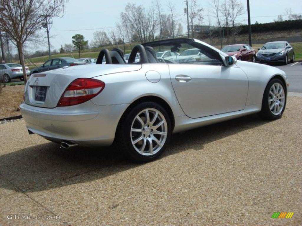 Iridium Silver Metallic 2007 Mercedes-Benz SLK 350 Roadster Exterior Photo #47013846