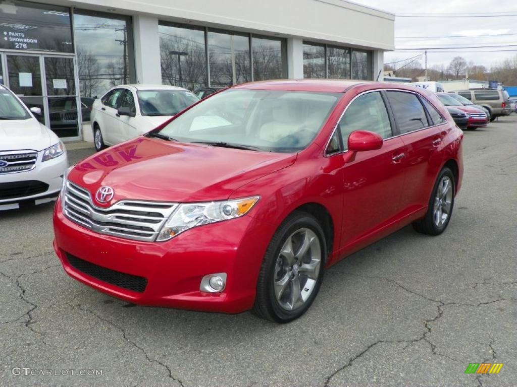 Barcelona Red Metallic 2010 Toyota Venza V6 AWD Exterior Photo #47013867