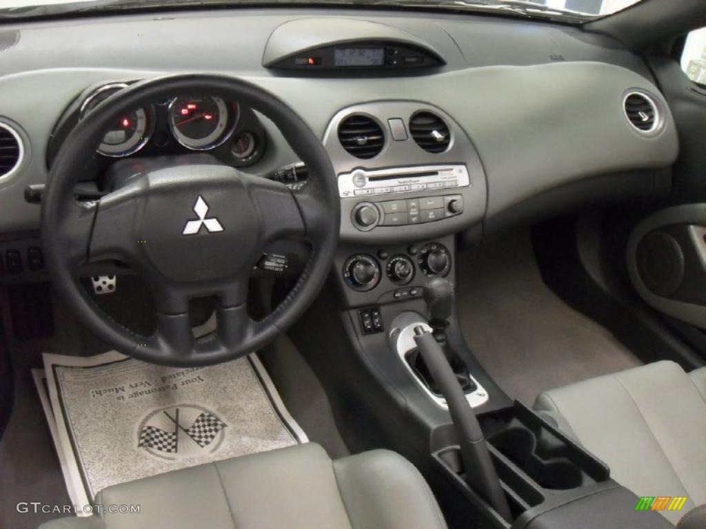 2007 Mitsubishi Eclipse Spyder GT Medium Gray Dashboard Photo #47013969