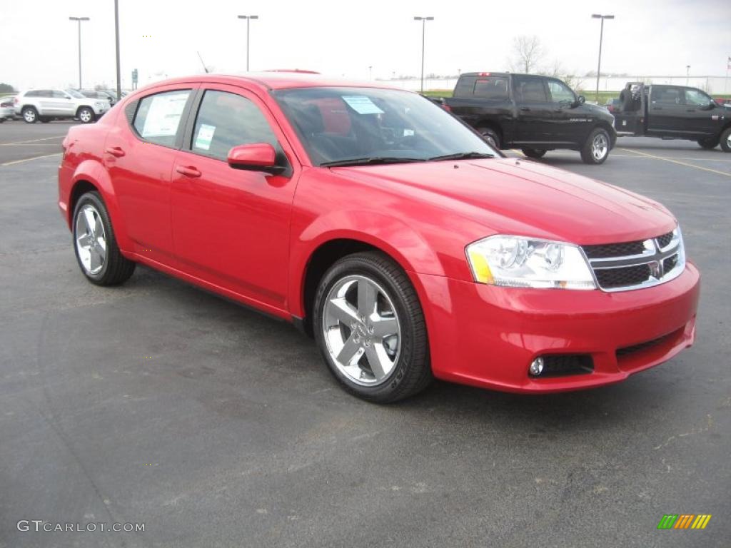 Redline 2 Pearl 2011 Dodge Avenger Lux Exterior Photo #47014080