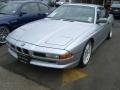 Arctic Silver Metallic - 8 Series 840Ci Photo No. 2