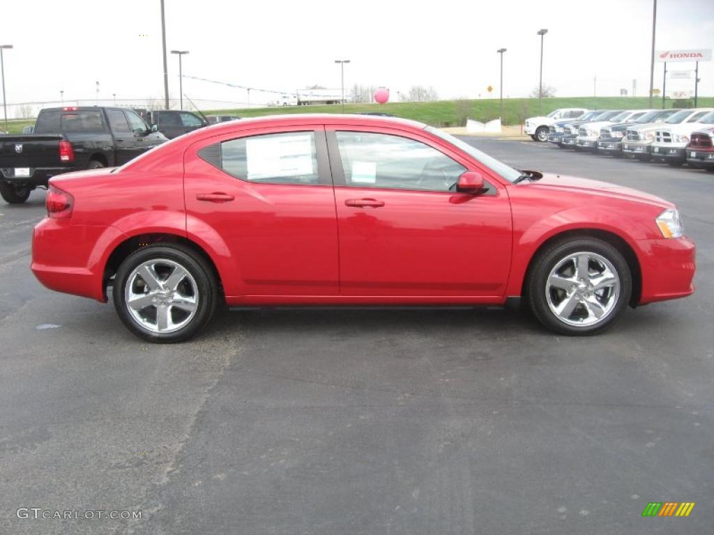 Redline 2 Pearl 2011 Dodge Avenger Lux Exterior Photo #47014095