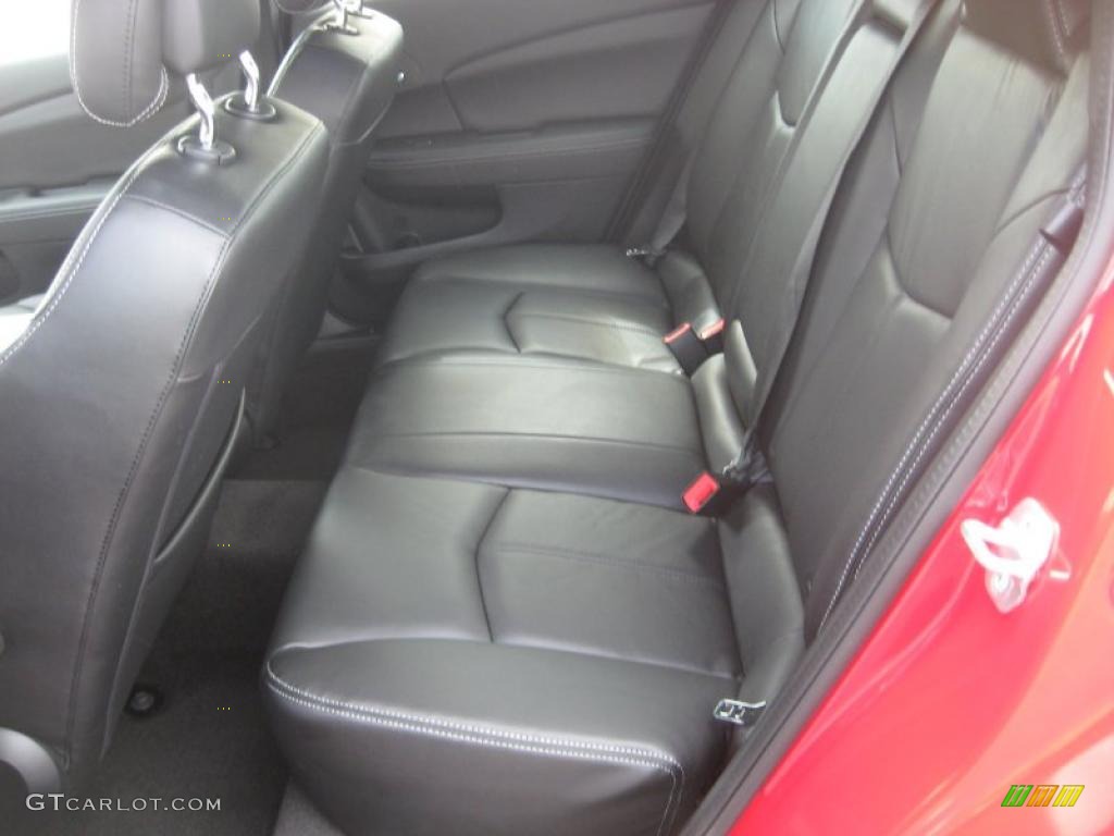 Black Interior 2011 Dodge Avenger Lux Photo #47014230