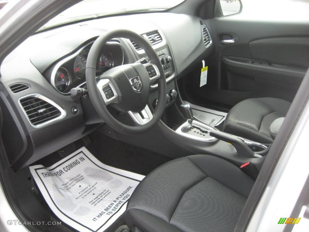 Black Interior 2011 Dodge Avenger Mainstreet Photo #47014452