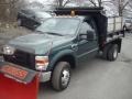 Forest Green Metallic - F350 Super Duty XL Regular Cab 4x4 Plow Truck Photo No. 2
