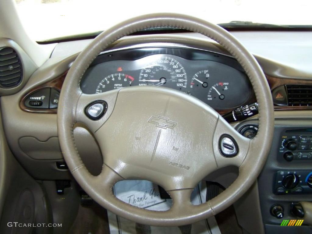 1999 Chevrolet Malibu Sedan Medium Neutral Steering Wheel Photo #47014605