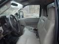 Medium Stone 2008 Ford F350 Super Duty XL Regular Cab 4x4 Plow Truck Interior Color