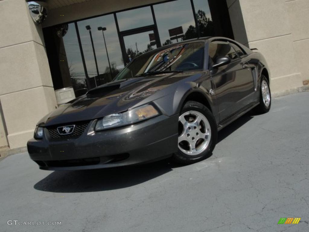 2004 Mustang V6 Coupe - Dark Shadow Grey Metallic / Dark Charcoal photo #1