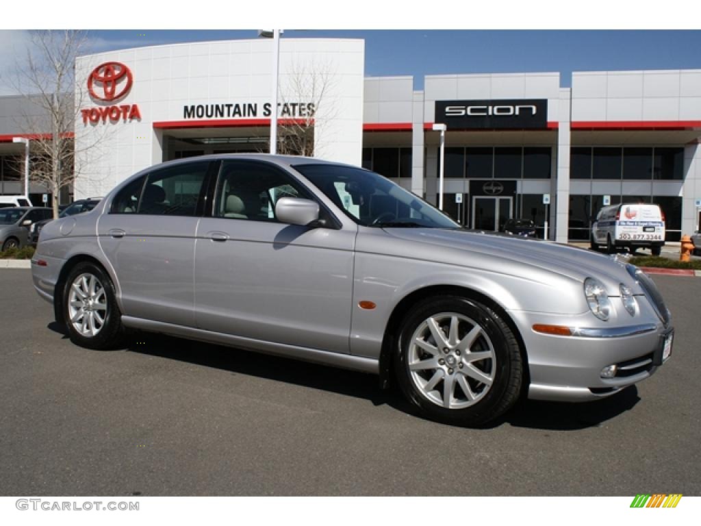 Platinum Metallic Jaguar S-Type