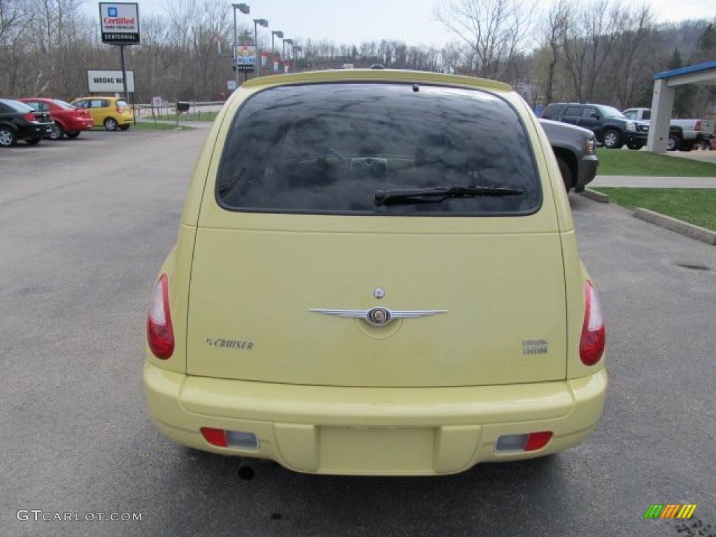 2007 PT Cruiser Touring - Pastel Yellow / Pastel Slate Gray photo #4