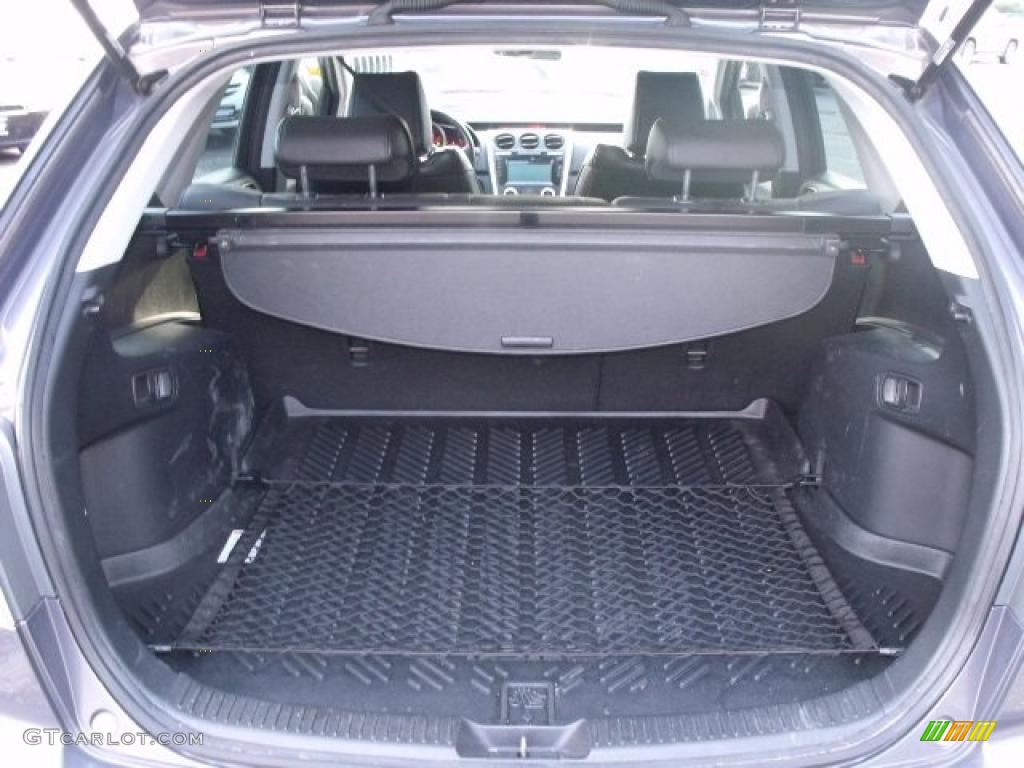 2008 CX-7 Grand Touring AWD - Galaxy Gray Mica / Black photo #14