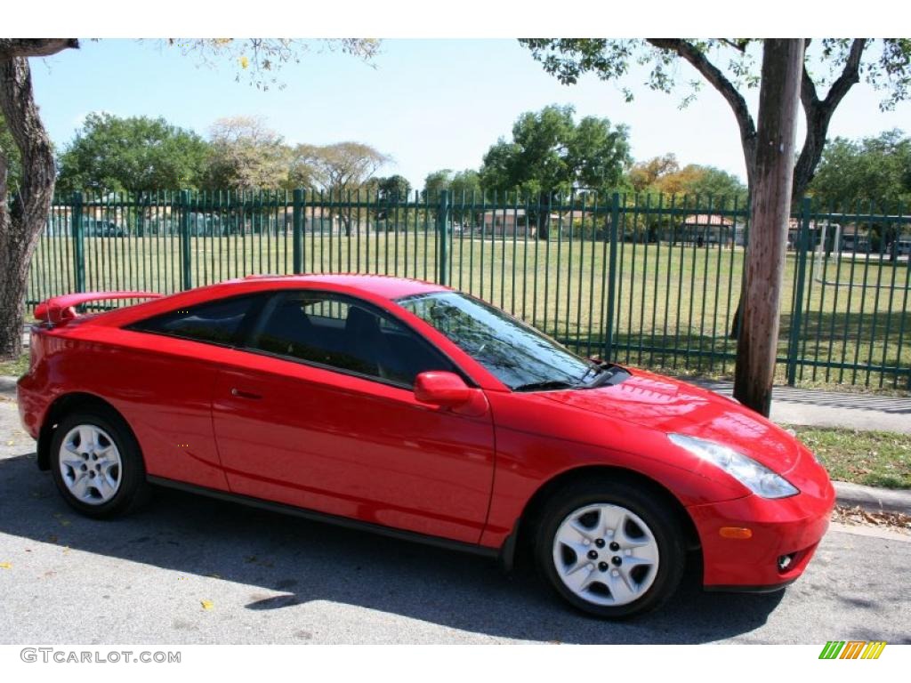 2003 Celica GT - Absolutely Red / Black/Red photo #11